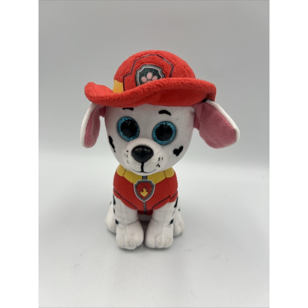 TY Beanie Boos 6" Paw Patrol MARSHALL Dalmation Plush Stuffed Animal Toy